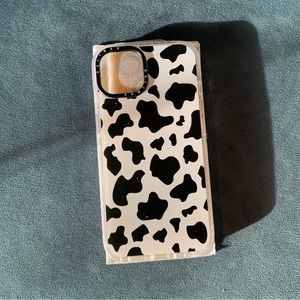 COW PRINT PHONE CASE WITH SCREEN AND CAMERA PROTECTOR